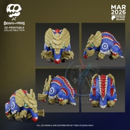 Gammoth Mini 3D Printer STL 3d model
