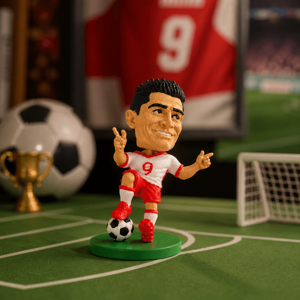 Robert Lewandowski Flexi Toy - Soccer Player Collectible 3d model