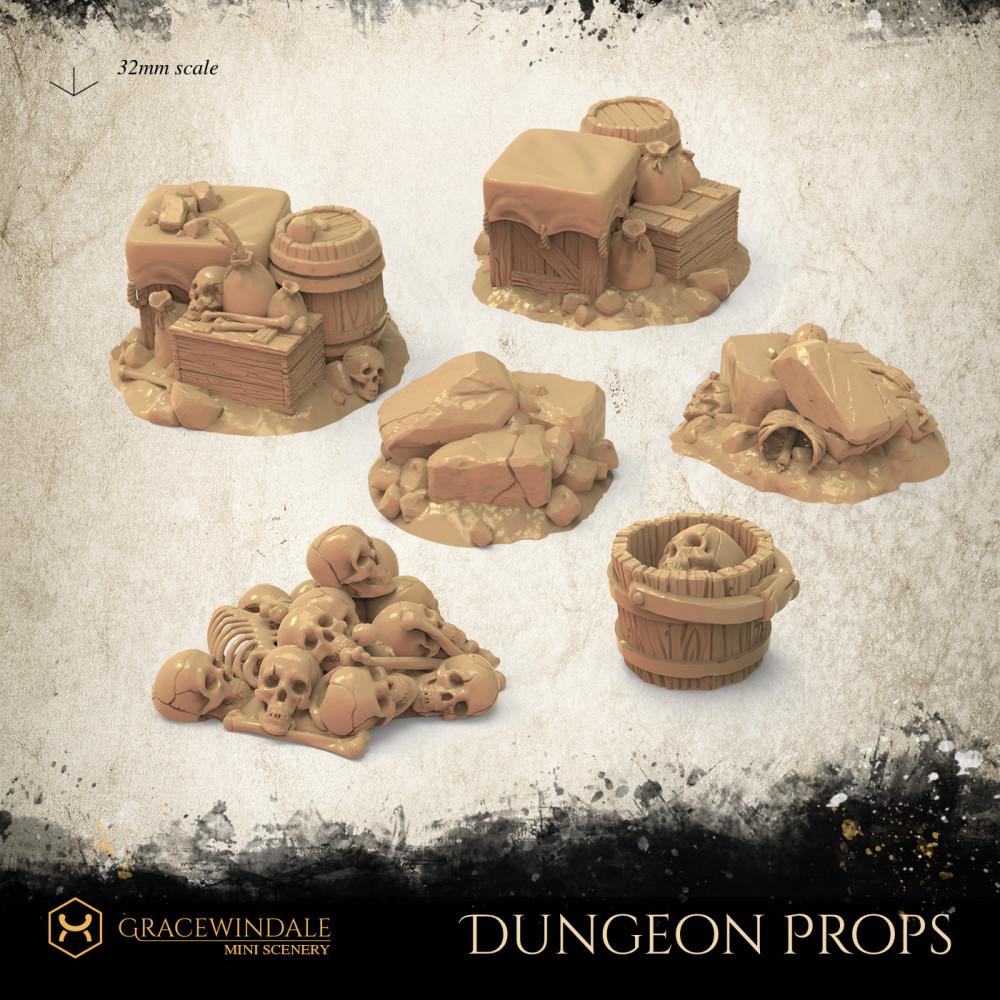Dungeon Props 3d model