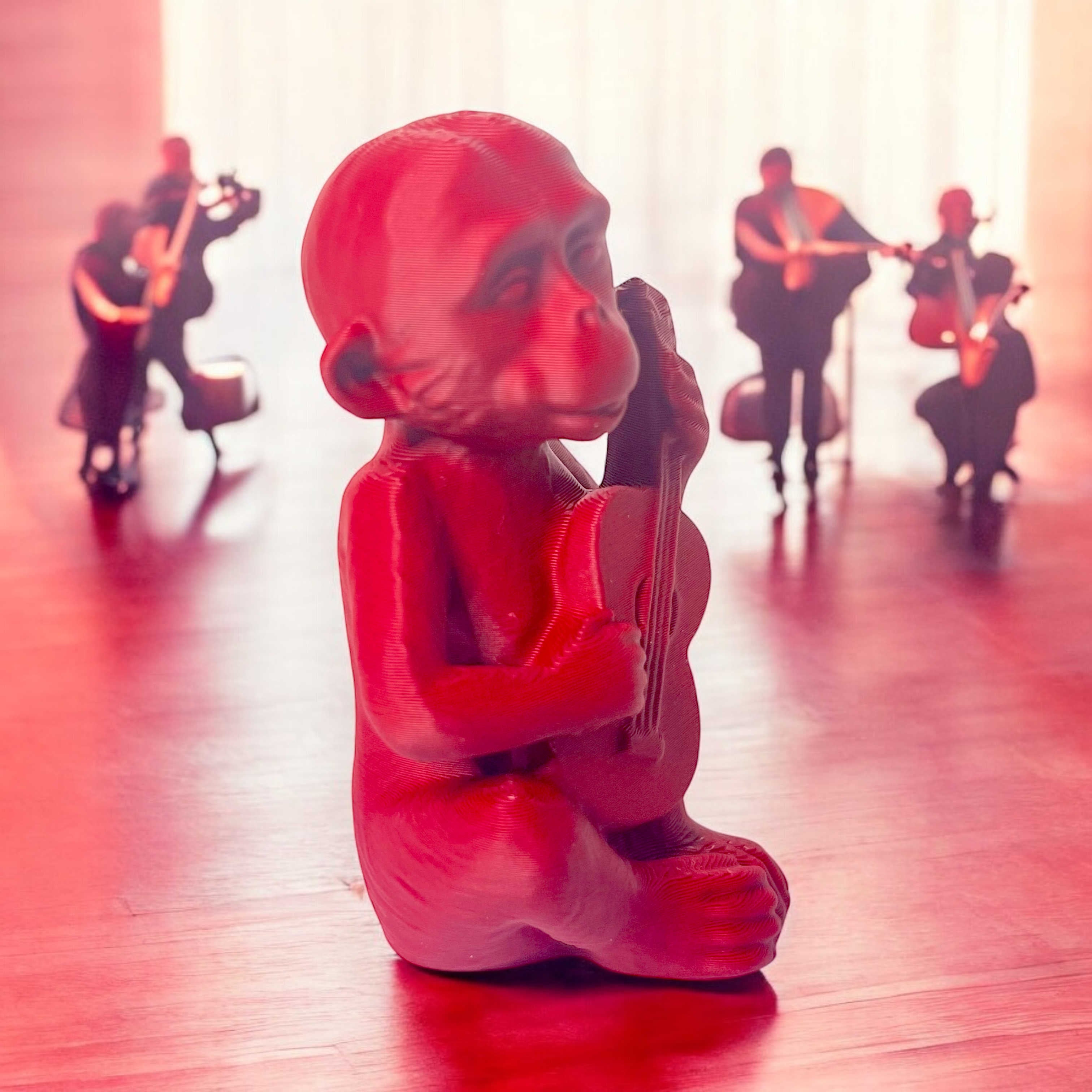 Guitar monkey 3d model