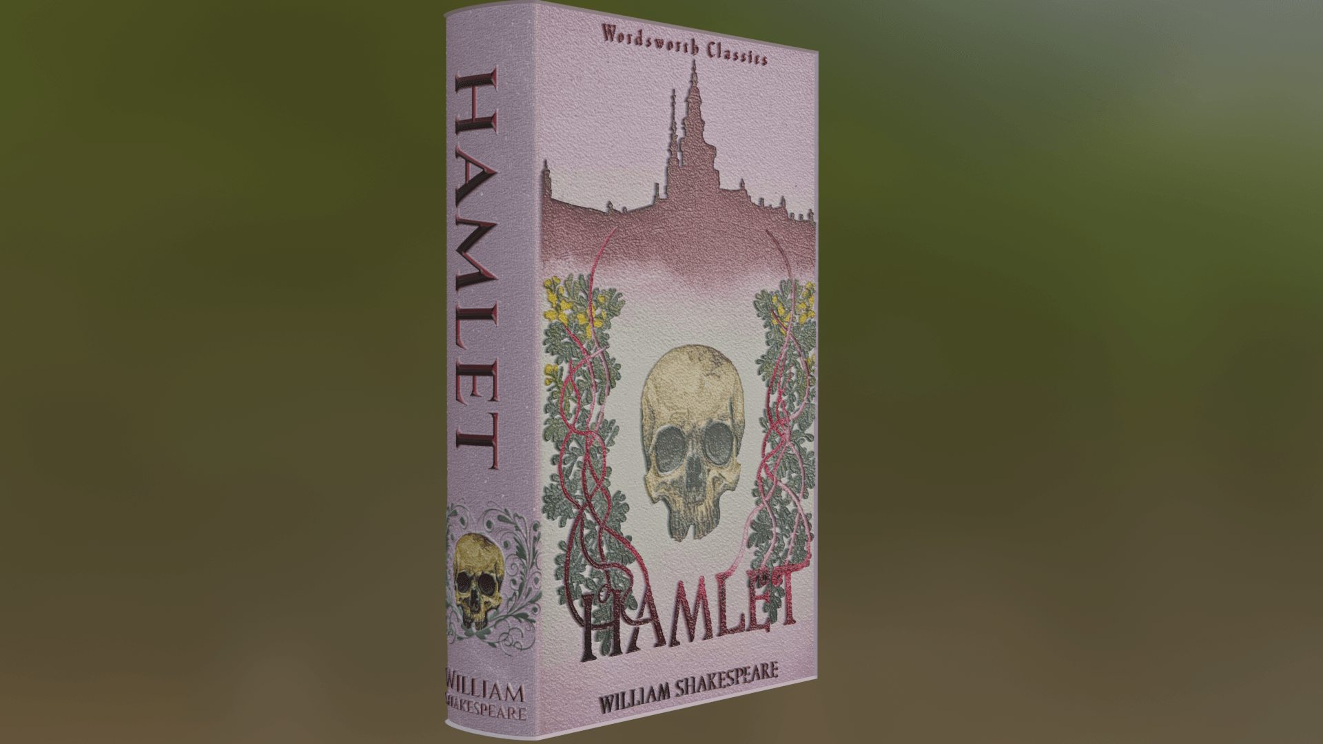 Hamlet - Book Litho 3d model