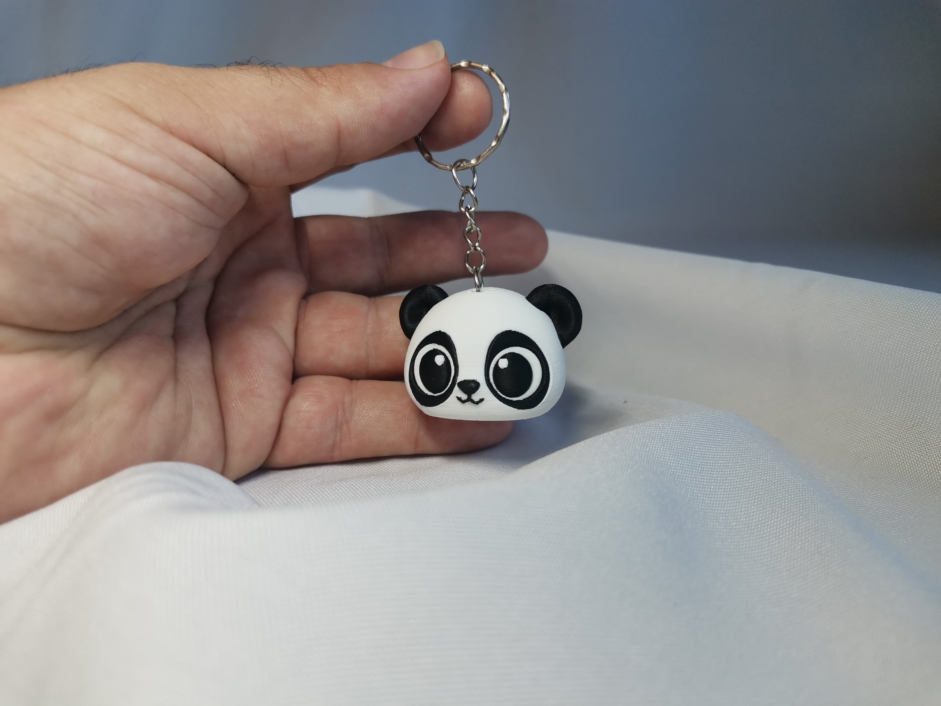Panda Keychain - The Ctitter Clips 3d model