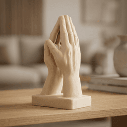 Praying Hands Statue File – Home Decor, Spiritual Art, Spiritual Décor and Religious Statue 3d model
