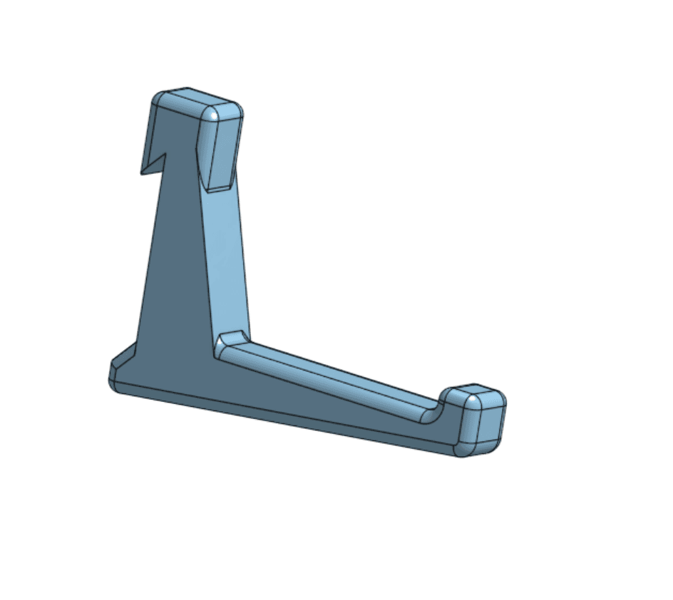 Scooter/Pogo stick Hook 3d model