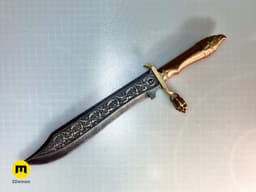 Combat Knife - Blood of Vossus 3d model