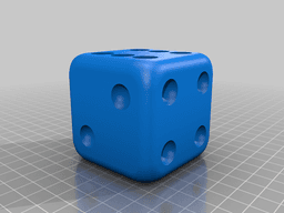 Pen Holder - Dice 3d model