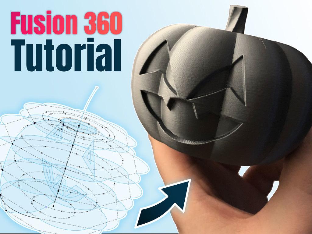 Tutorial Pumpkin for Fusion 360 3d model