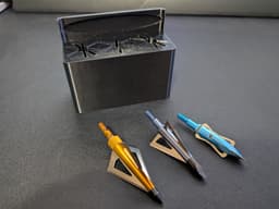 Rugged Broadhead Box (3 or 6 Broadheads)(Now with Field tip Inserts) 3d model