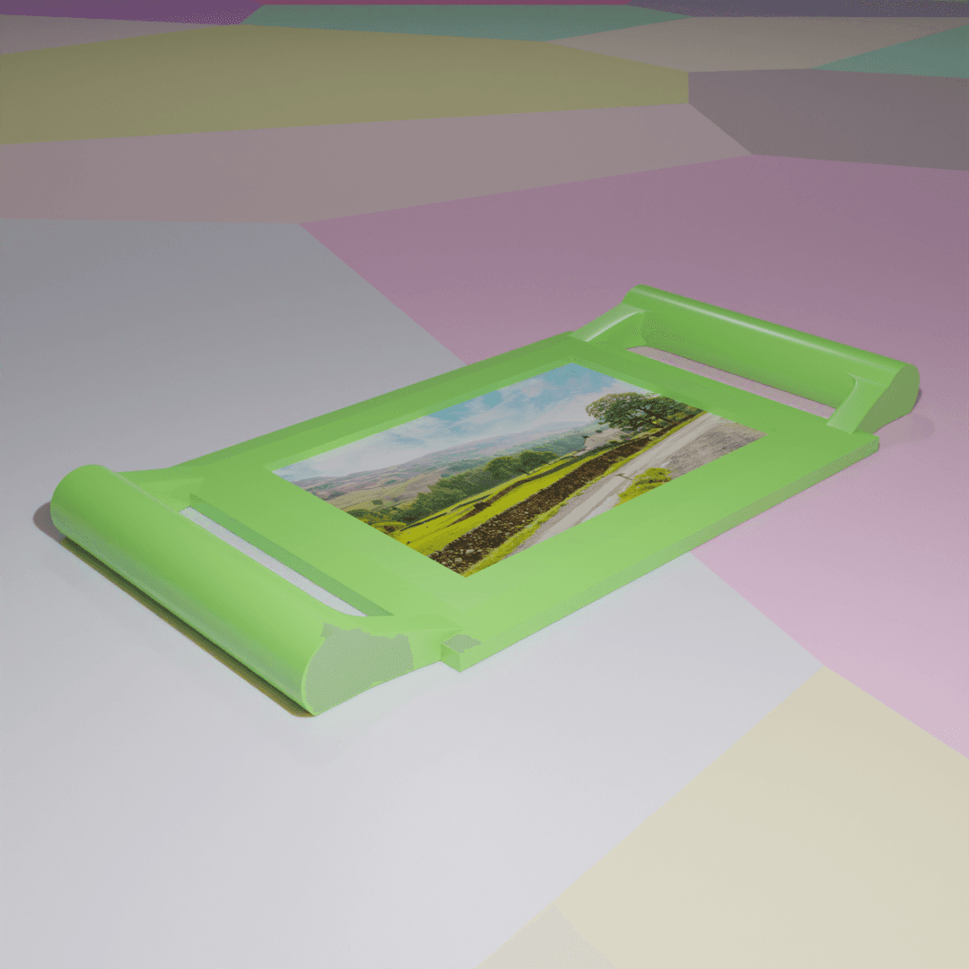 Remix of 4x6 Picture Frame Template.stl 3d model