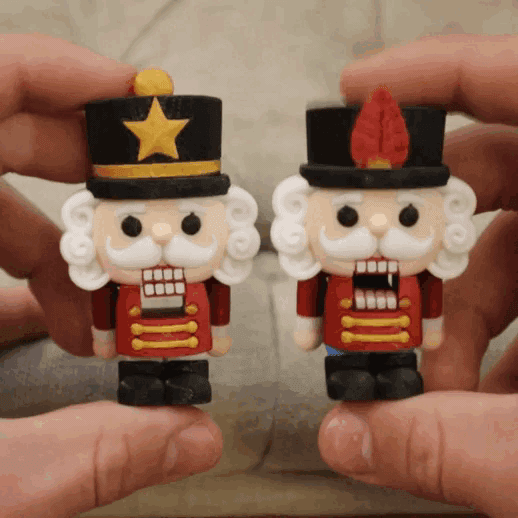 Flexi Nutcracker Fidget cliker 3d model