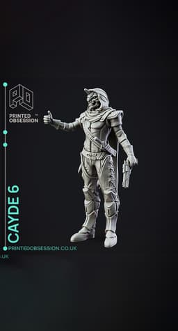 Cayde 6 - Destiny 2 - Fan Art 3d model