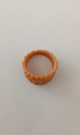 Signet ring the hat & Swirl 3d model