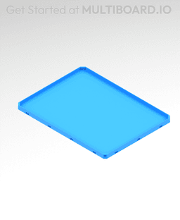 3x4 LU - Tray 3d model