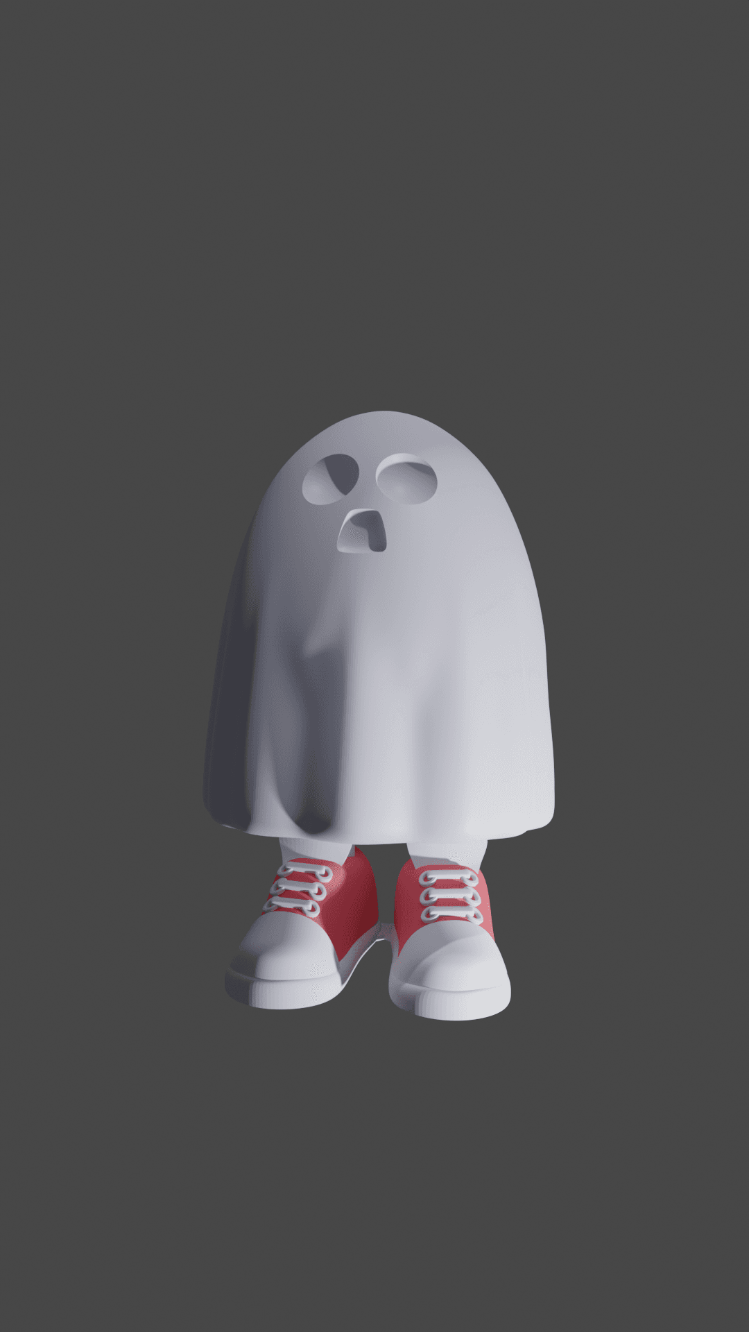 Sneakers The Halloween Ghost 3d model