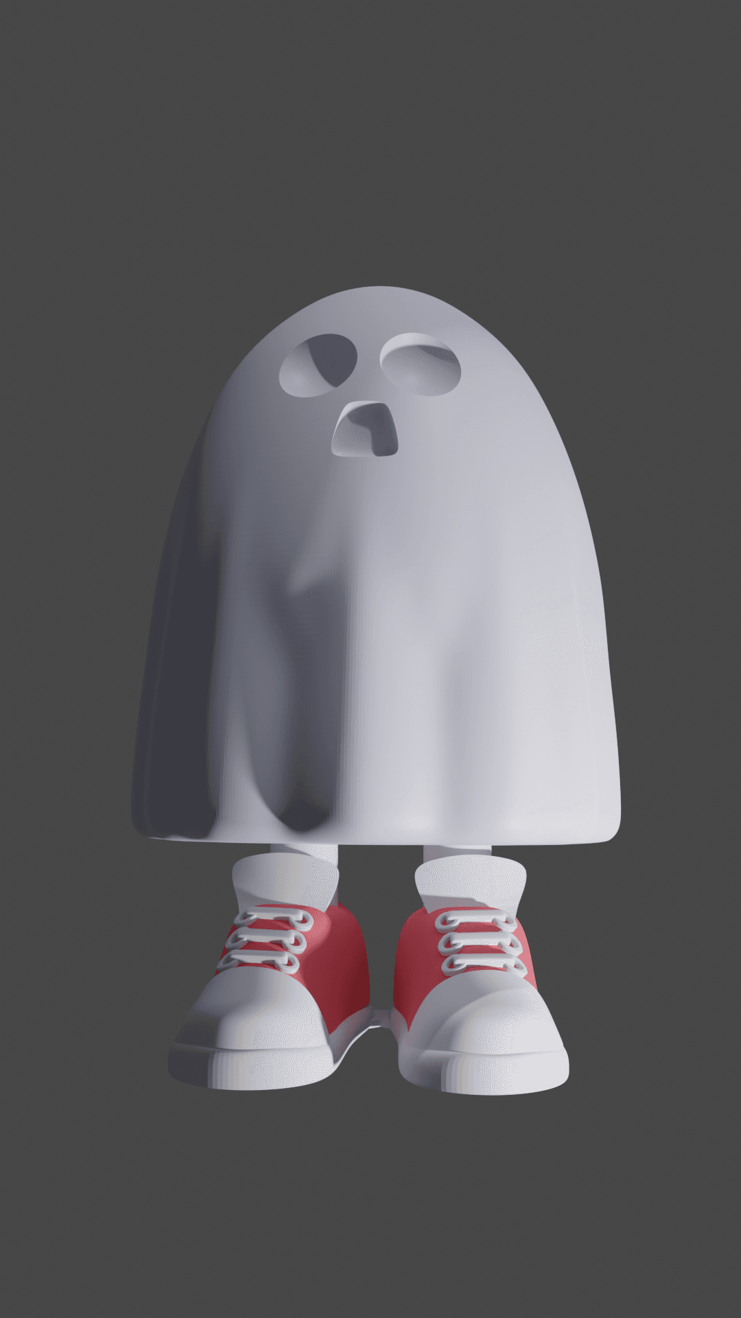 Sneakers The Halloween Ghost 3d model