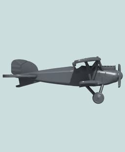 1:144 Albatros D.III 3d model