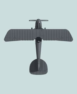 1:144 Albatros D.III 3d model