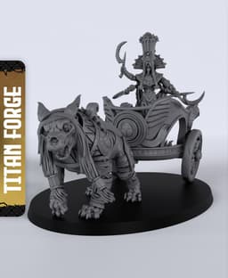 Chariot - With Free Dragon - 5e DnD Inspired for RPG and Wargamers 3d model
