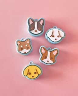 Dog Clicker Keychain Fidget Toy Bundle 3d model