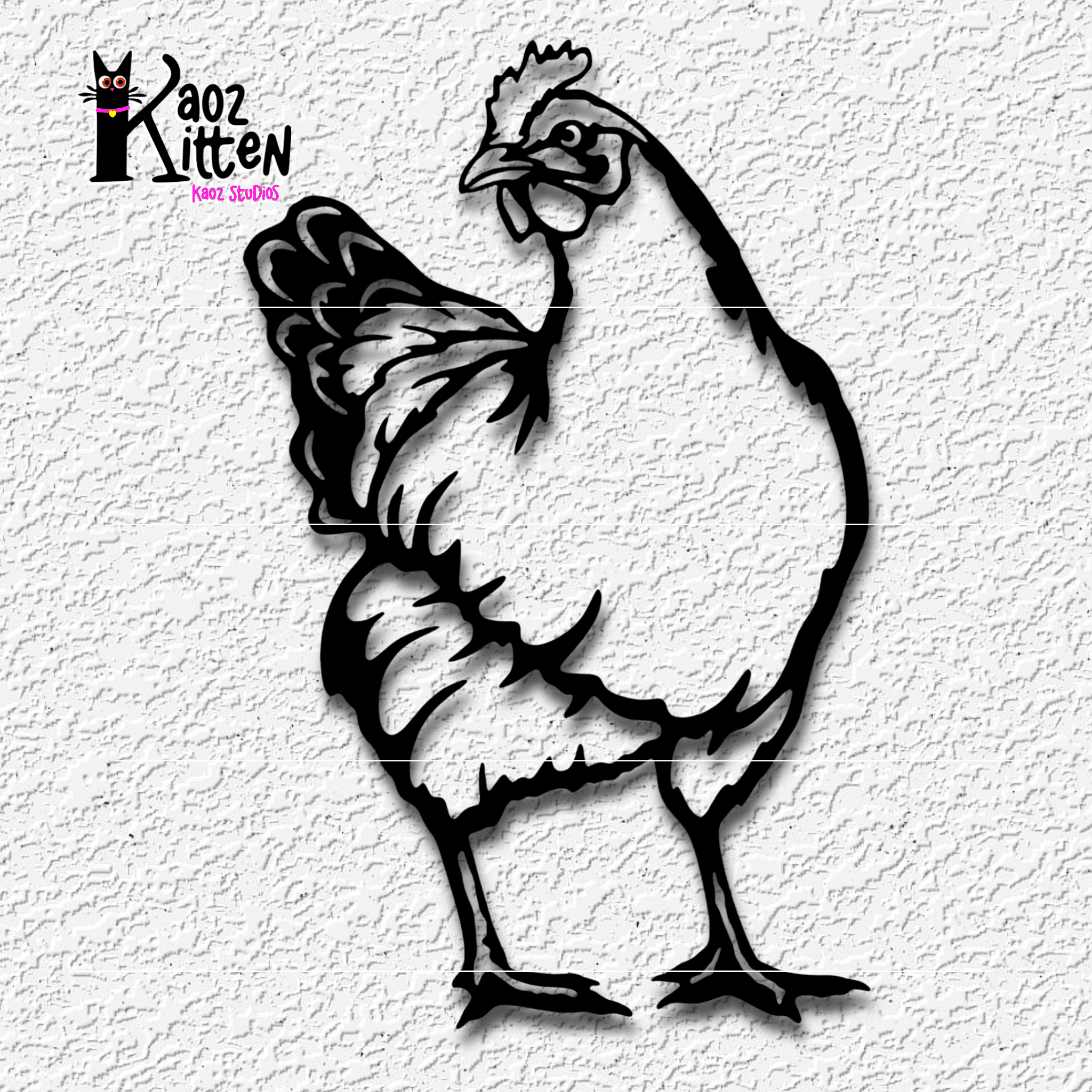 Chicken wall art Hen wall decor ranchhouse decoration 3d model