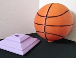 Screw Post Cap Basketball top 3d model