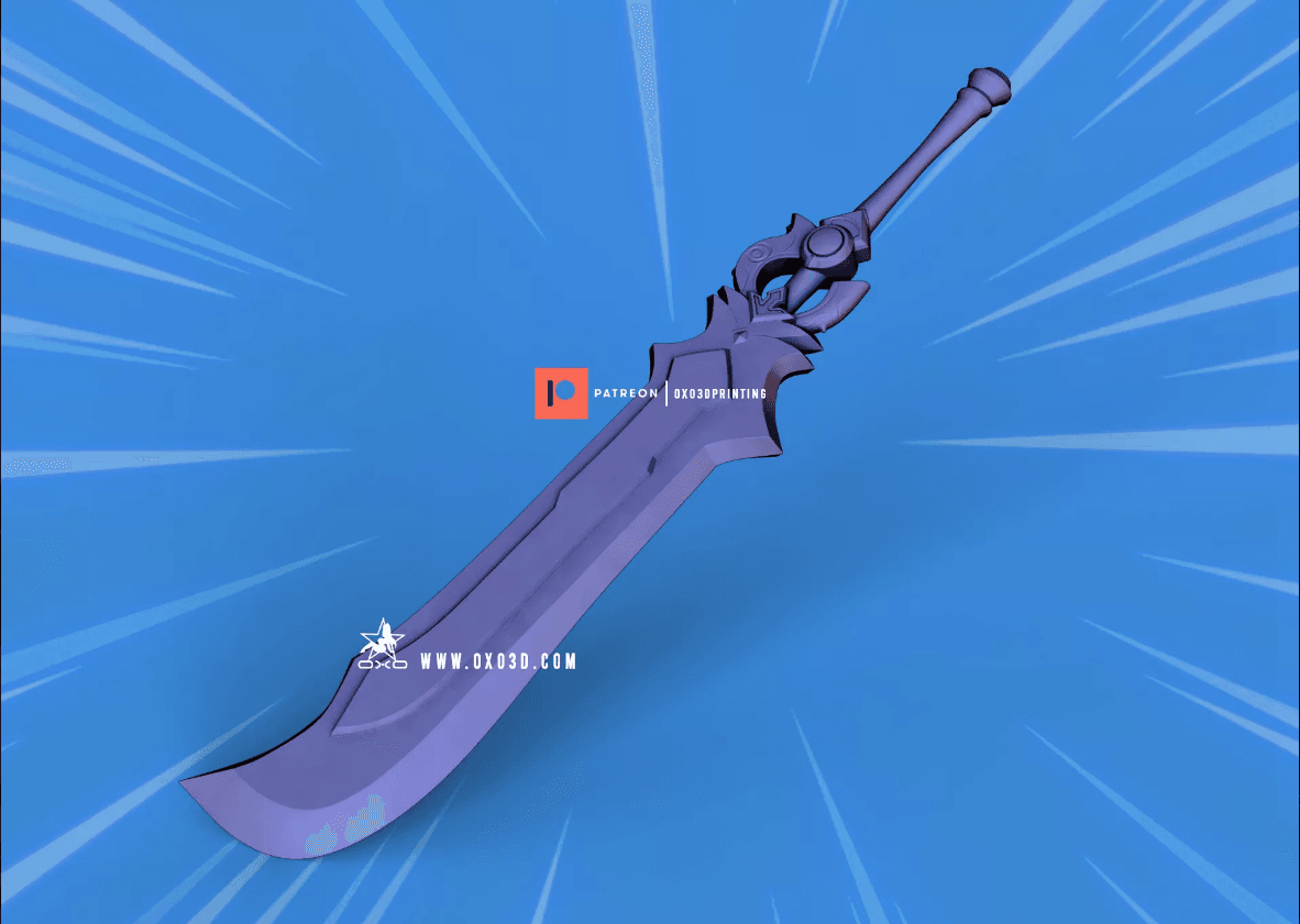 BEIDOU SWORD.stl 3d model