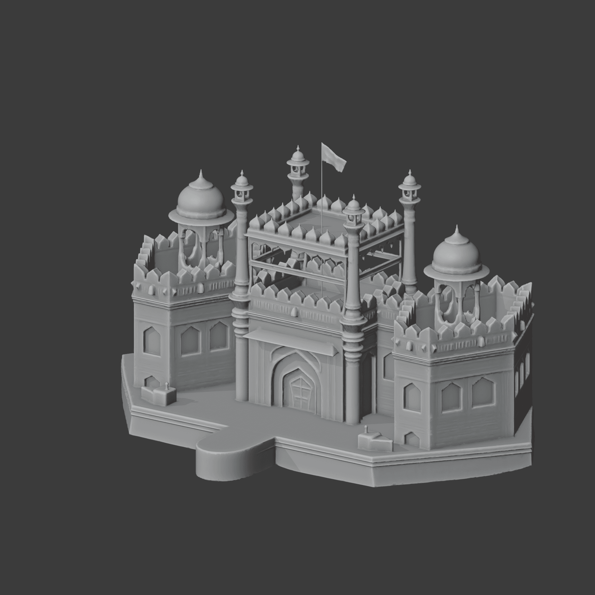 Red Fort 3d model