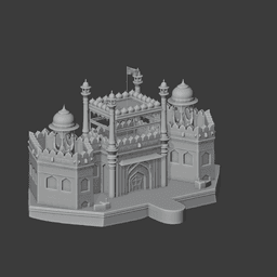 Red Fort 3d model