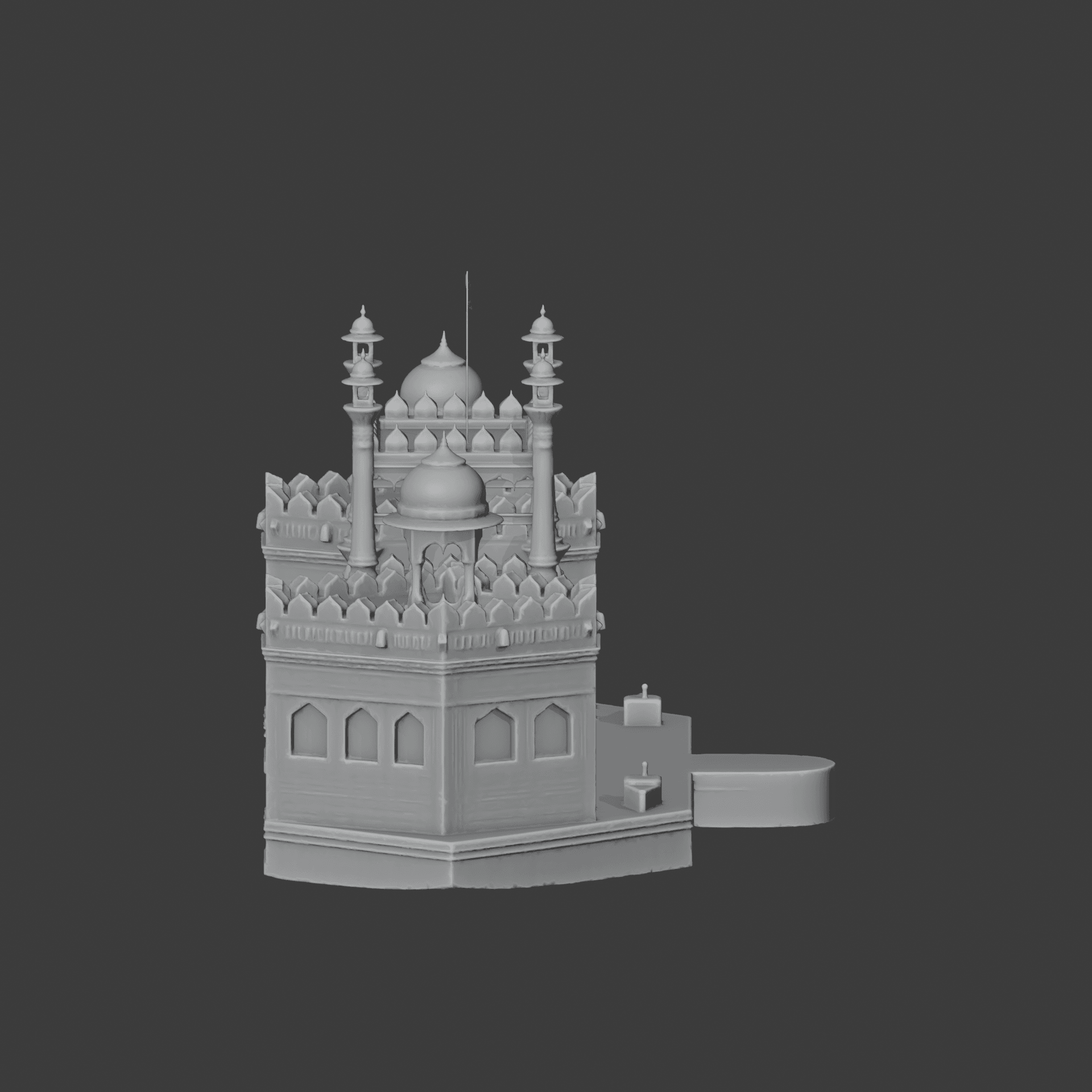 Red Fort 3d model