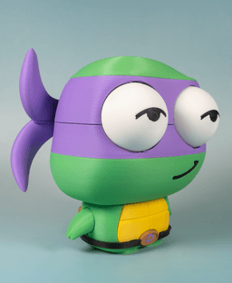 (Large) Toddler Mutant Ninja Turtle Donako (No AMS/No Support/No Glue) 3d model