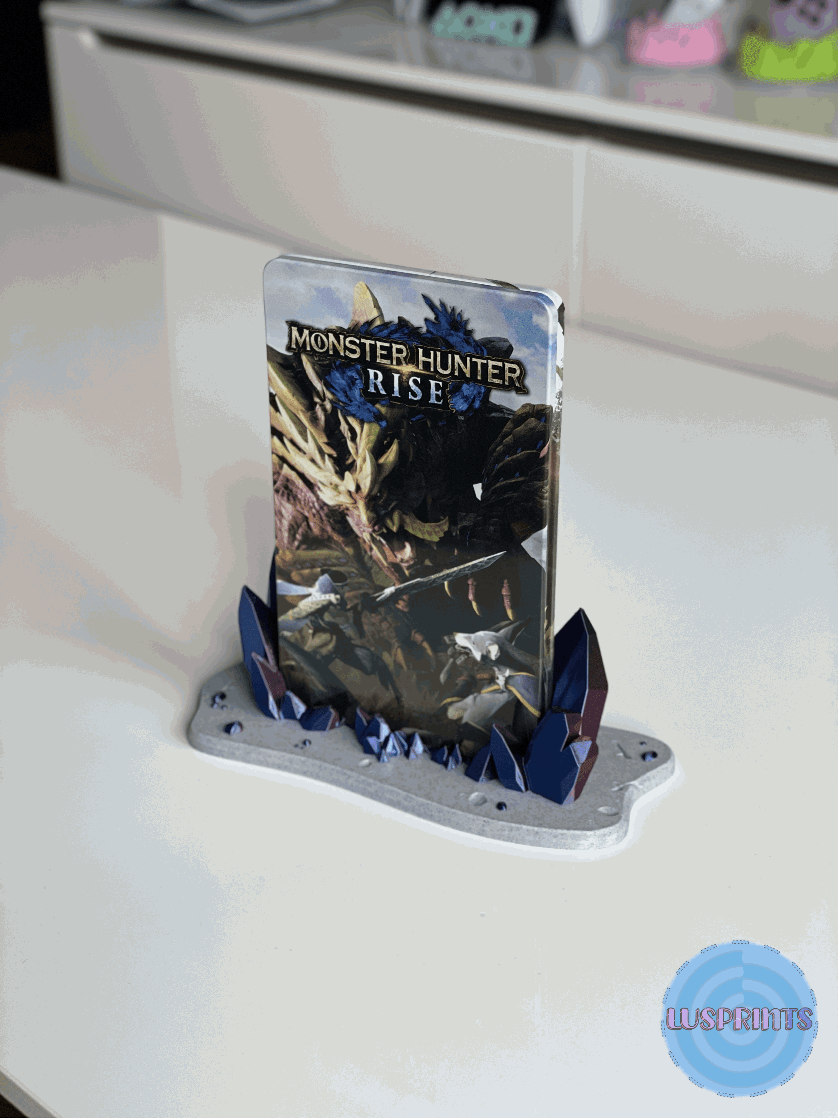 Nintendo Switch Steelbook/Game Display Stand Set 3d model