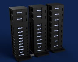 OrbitStack - Swivel Screw Organizer (Complete Modular System) 3d model