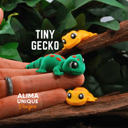 Articulated Tiny Gecko 3d model