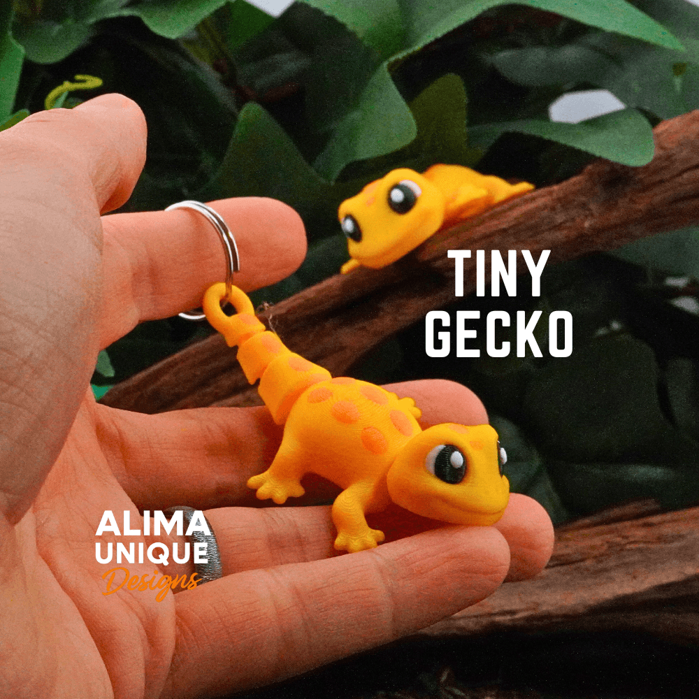 Articulated Tiny Gecko 3d model