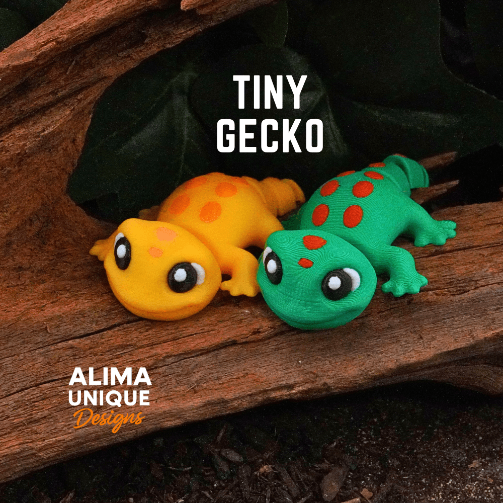 Articulated Tiny Gecko 3d model