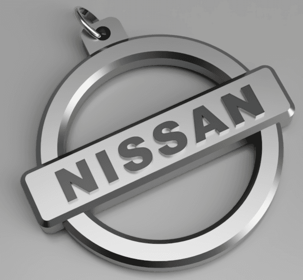 NISSAN keyring 3d model