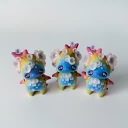 Cherry Blossom pixie and Dice Stand 3d model