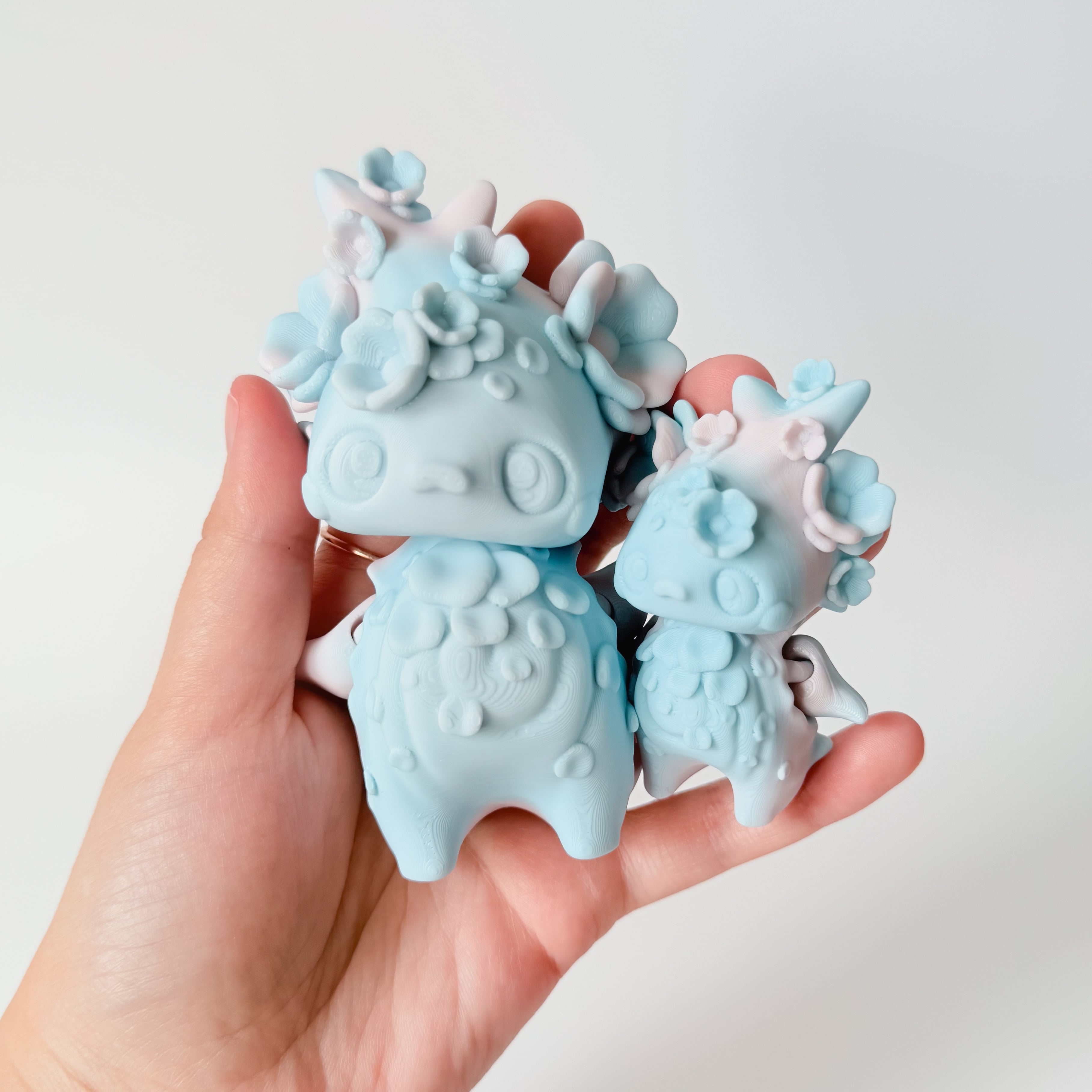 Cherry Blossom pixie and Dice Stand 3d model
