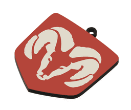 Keychain: Dodge III 3d model
