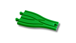 Wooden Train Set Split Track 3d model