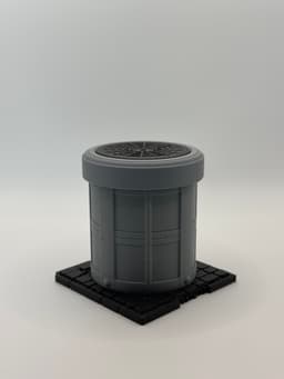 Sewer Manhole - Fuego Forts - Mas Fuego 3D Productions 3d model