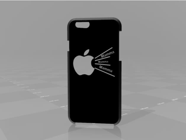 very slim iPhone 6 case 3d model
