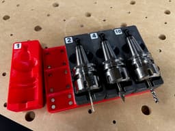 Cradles for ISO30-ER32 CNC Tool Holders 3d model
