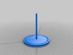 Horizontal Rewind Spool Holder 3d model