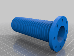 Horizontal Rewind Spool Holder 3d model