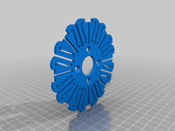 Horizontal Rewind Spool Holder 3d model
