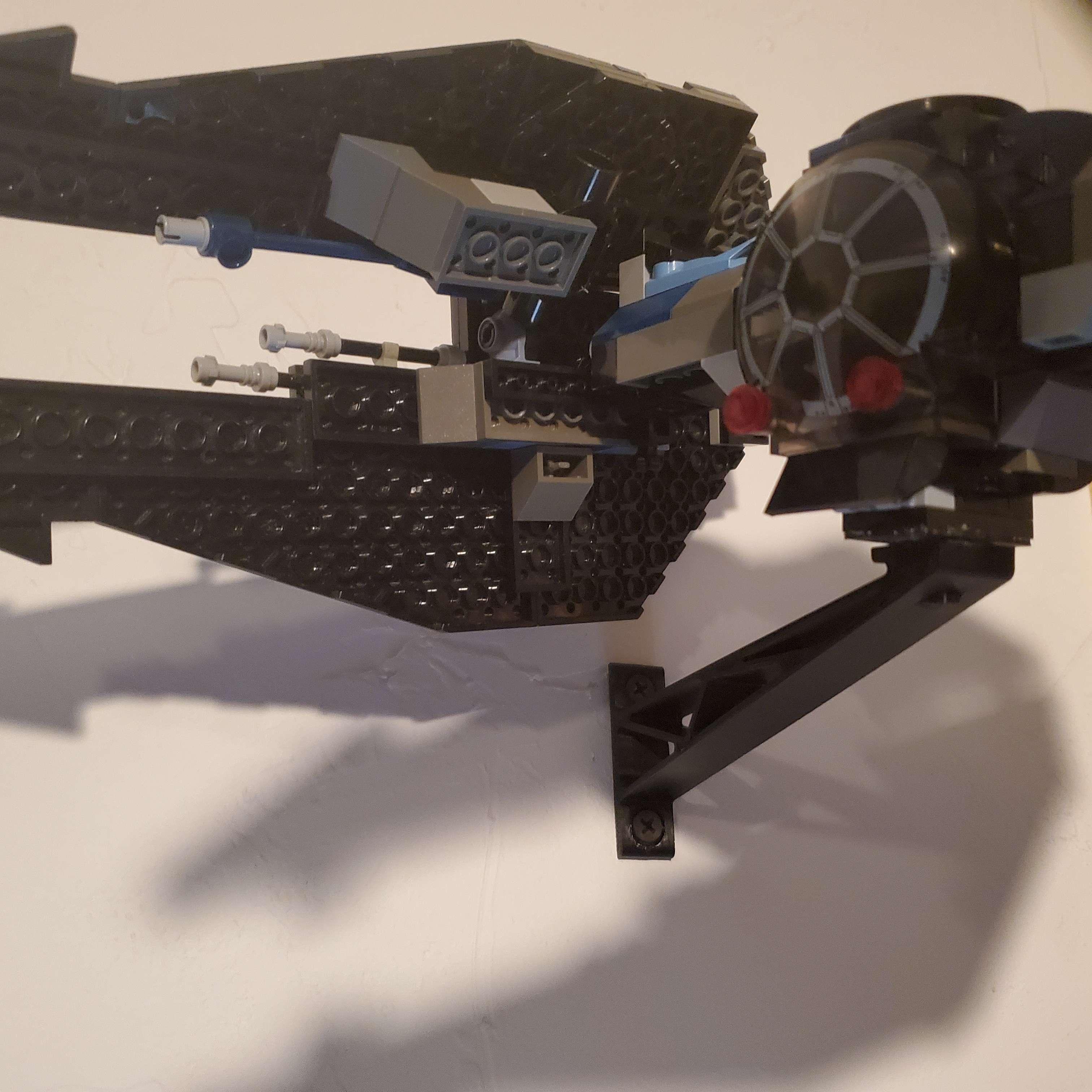 Lego Generic Spaceship Wall Mount system 3d model