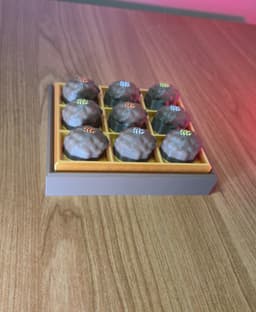 Truffle Box Fidget Clicker Toy 3d model