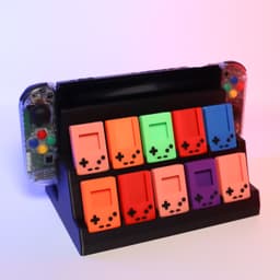 Mini Gameboy Case for Switch Game Cartridge – Display Dock (10) 3d model