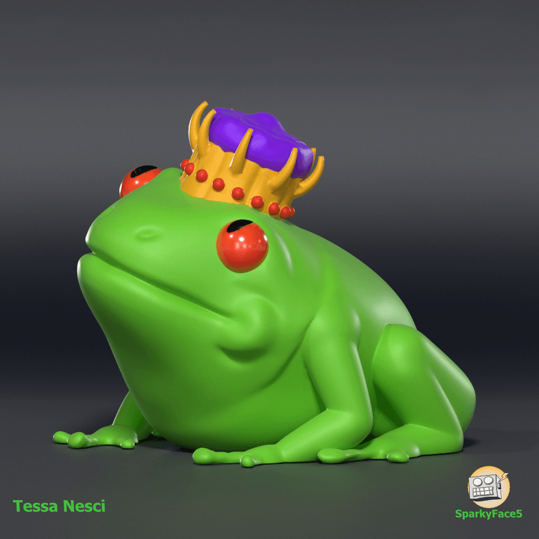 Frog_king.stl 3d model
